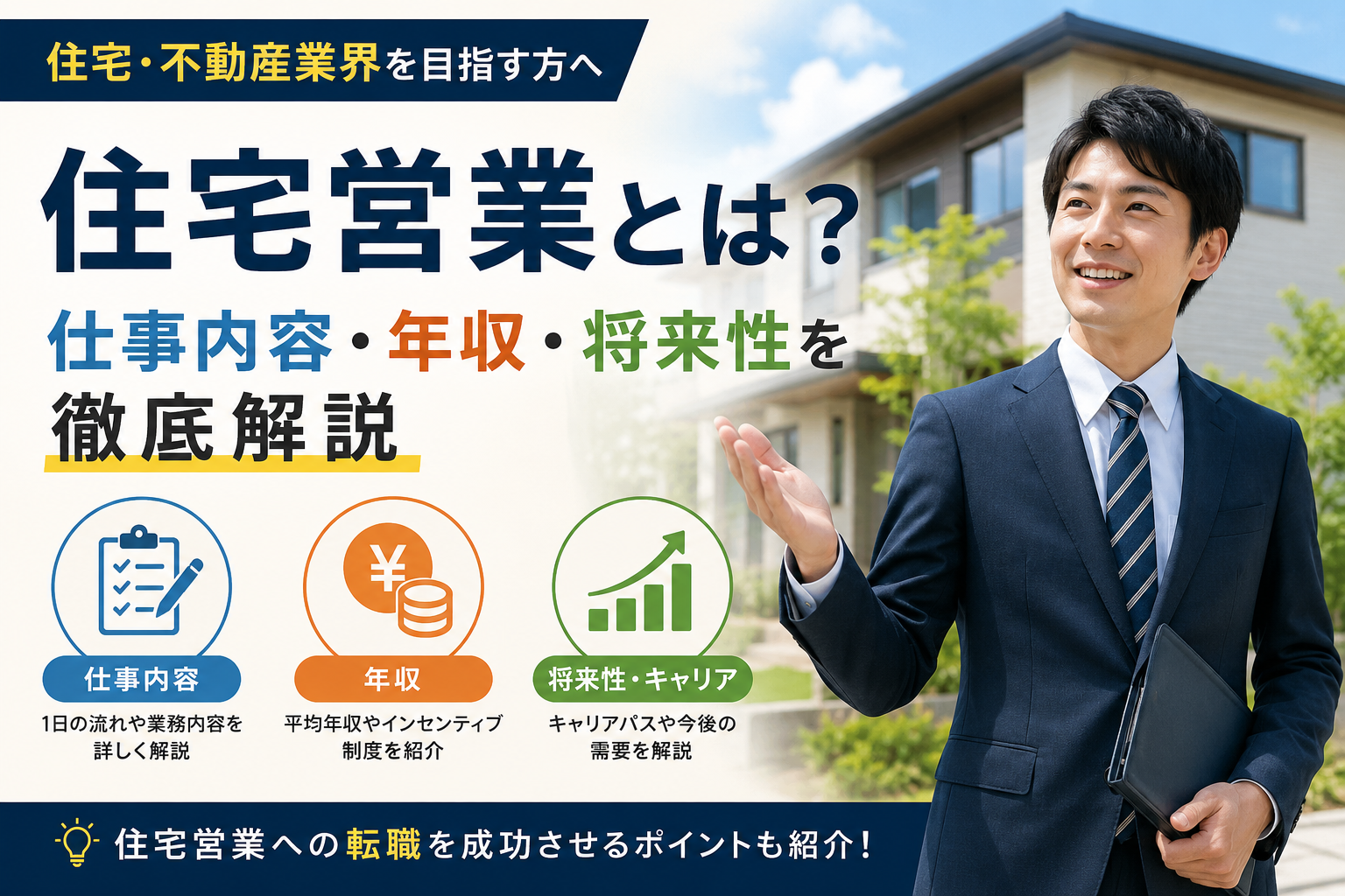 住宅営業とは？仕事内容・年収・将来性を徹底解説